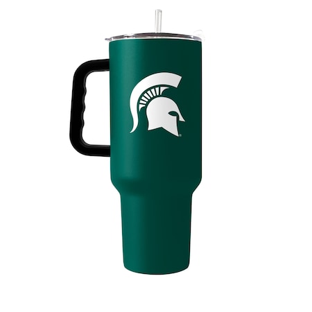 Logo Brands Michigan State 40oz Flipside Powder Coat Tumbler 172-S40PT-34